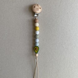 Pacifier Clip Avocado Lover Pacifier Clip Avocado Lover