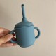 Baby Siliocne Cup with straw Cosy 