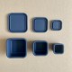 Mini Silicone containers Set 3 pcs Play and Fun Navy Blue