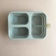 LunchBox Foldable Silicone Sage with fork + spoon 1200ML