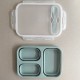 LunchBox Foldable Silicone Sage with fork + spoon 1200ML