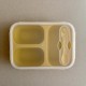 LunchBox Foldable Silicone Curry with fork + spoon 1200ML LunchBox Foldable Silicone Curry with fork + spoon 1200ML