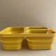 LunchBox Foldable Silicone Curry with fork + spoon 1200ML LunchBox Foldable Silicone Curry with fork + spoon 1200ML