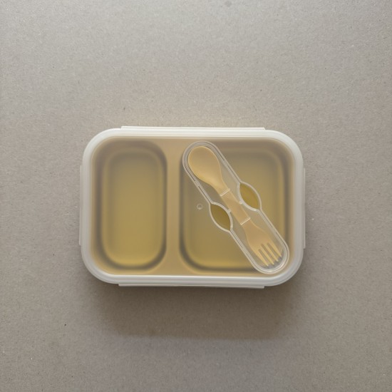 LunchBox Foldable Sunshine with fork + spoon 950 ML