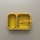 LunchBox Foldable Sunshine with fork + spoon 950 ML