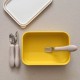 Family LunchBox without Comparinment 800ml yellow/ivory