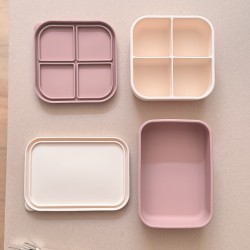 Family Editon LunchBox & Snackbox 800ml + 800ml berry/ivory Family Editon LunchBox & Snackbox 800ml + 800ml berry/ivory