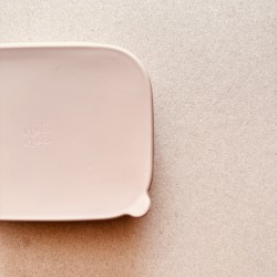 Lunchbox Stainless steel with silicone compartment Sand 800ml  Lunchbox Stainless steel with silicone compartment Sand 800ml