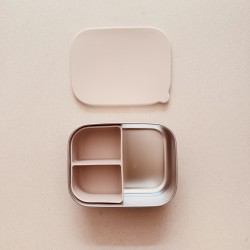 Lunchbox Stainless steel with silicone compartment Sand 800ml  Lunchbox Stainless steel with silicone compartment Sand 800ml