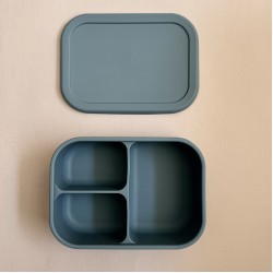 LunchBox Bento Silicone Smoke Blue 800ml LunchBox Bento Silicone Smoke Blue 800ml