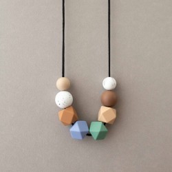 Mum Teething Necklace Coconut Mum Teething Necklace Coconut