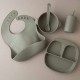 ALL IN ONE BABY FEEDING SET SAGE FOR BABIES 6-12Μ