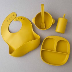 ALL IN ONE Baby Feeding Set Curry for babies 6-12M   ALL IN ONE Baby Feeding Set Curry for babies 6-12M