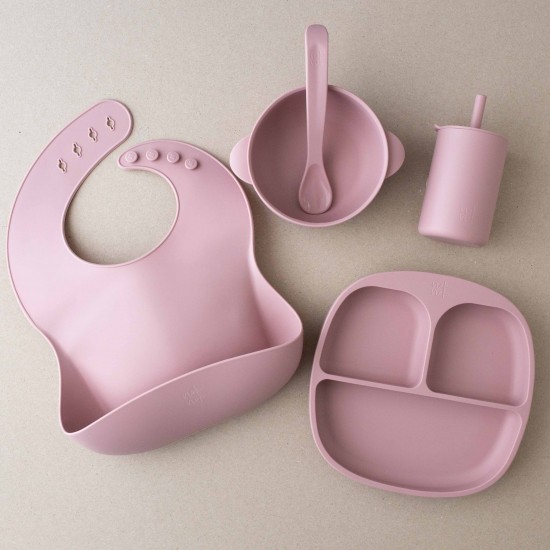 ALL IN ONE aby Feeding Set LIGHT PINK FOR BABIES 6-12Μ