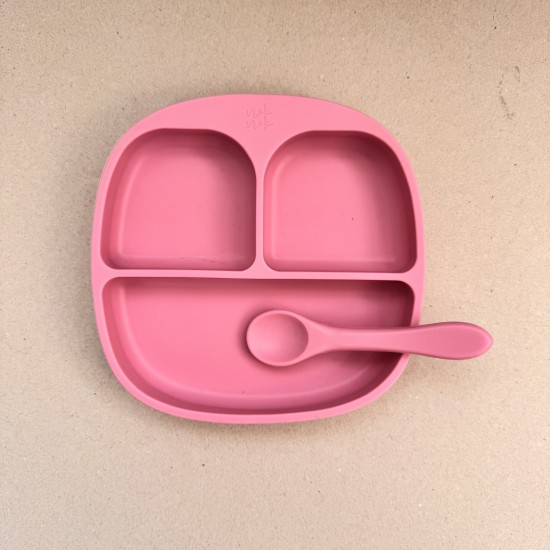 Baby Led Weaning Set Plate + Spoon ΅Watermelon