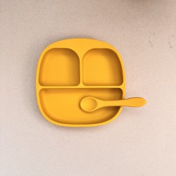 Training Plate with Spoon Nino Curry Training Plate with Spoon Nino Curry