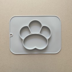 All-in-One Placemat and Plate light grey 