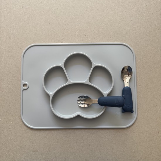 All-in-One Placemat and Plate light grey All-in-One Placemat and Plate light grey