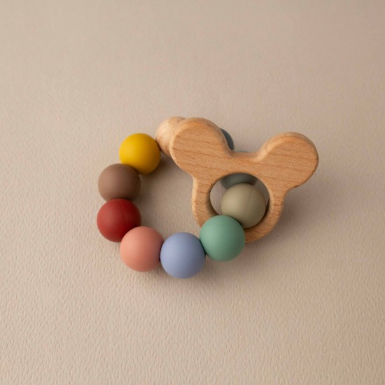 Teether  | Baby Plays with wood