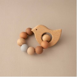 Teether  | Autumn baby with wood Teether  | Autumn baby with wood
