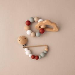 Giftbox Set Teether and Pacifier Clip WINTER BABY Giftbox Set Teether and Pacifier Clip WINTER BABY