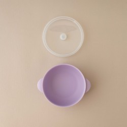 Silicone Bowl with lid Nino Lavender Silicone Bowl with lid Nino Lavender