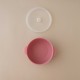 Silicone Bowl with lid Nino Watermelon pink
