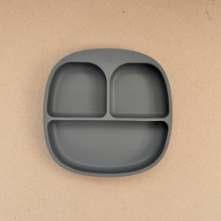 Training Silicone Plate Nino Iron Grey  6m+ Training Silicone Plate Nino Iron Grey  6m+