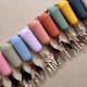 Set Silicone and Stainless Steel Spoon + Fork | I am big 6m+ sage Set Silicone and Stainless Steel Spoon + Fork | I am big 6m+ sage