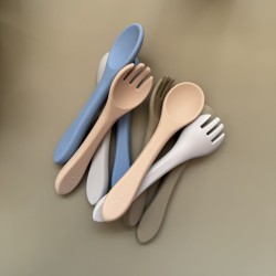 Silicone Spoon + Fork Pepe