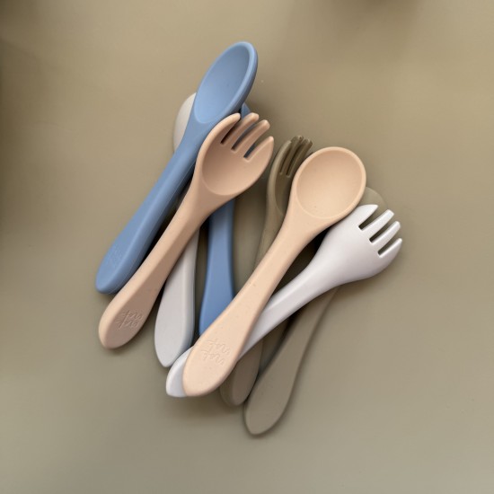 Silicone Spoon + Fork Pepe Silicone Spoon + Fork Pepe