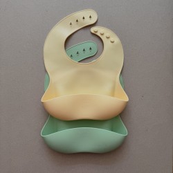 Silicone Bib  Nino Mint/Banana 