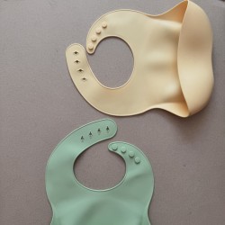 Silicone Bib  Nino Mint/Banana 