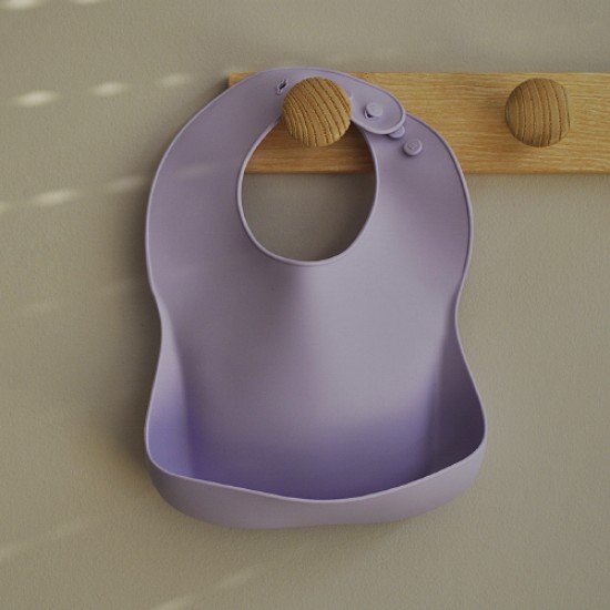 Silicone Bib Nino Lavender