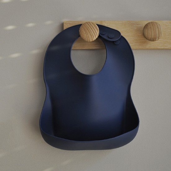 Silicone Bib Nino Navy Blue