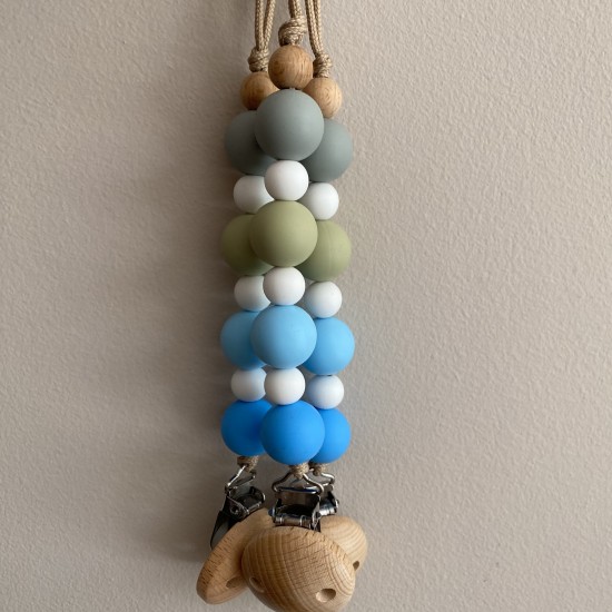 Pacifier Clip Balloons Waves