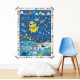 POPPIK Educational poster by POPPIK SEA +150 stickers HOW DO YOU FEEL  ( 3-7 years) 