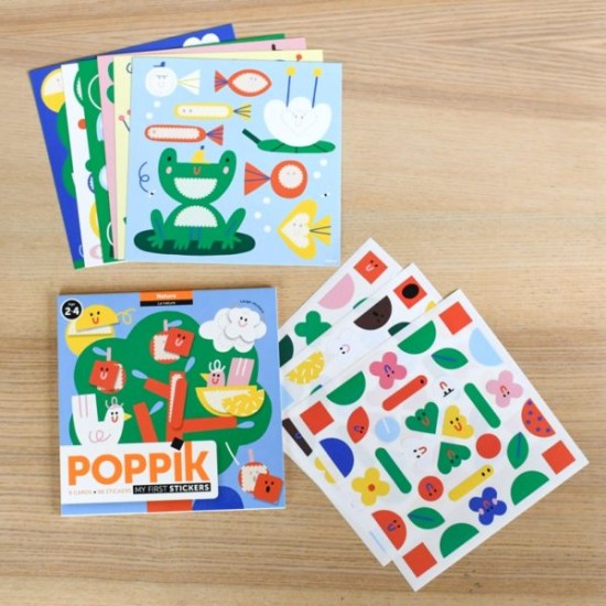 POPPIK Creative Poster + 520 stickers NUMBERS (3-7 years)