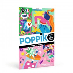 POPPIK Educational Poster Be happy 8-99 years