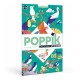 POPPIK Educational poster + 45 stickers birds (6-12 years) 