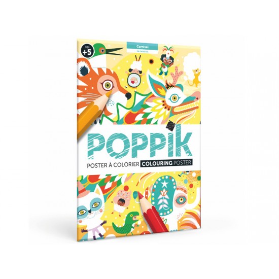 POPPIK COLORING Poster CARNIVAL  (+5 years old)