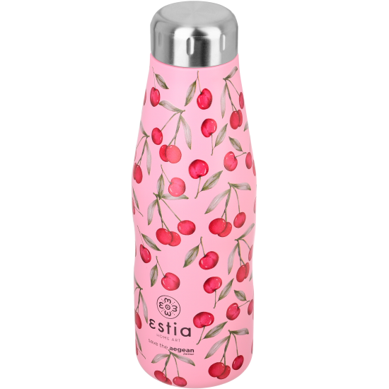 Estia Thermos Travel Flask Save The Aegean Cherries 0.5lt Estia Thermos Travel Flask Save The Aegean Cherries 0.5lt