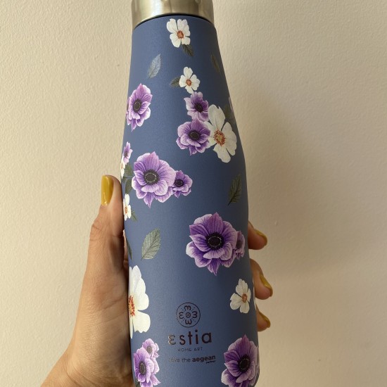 Estia Travel Flask Save The Aegean | Blue Garden 0.5lt