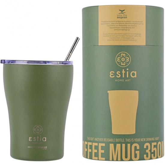 Estia Coffee Thermo Mug Save The Aegean Forest Spirit 350ml Estia Coffee Thermo Mug Save The Aegean Forest Spirit 350ml