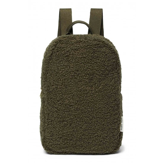 Backpack Studio Noos Green teddy mini. 