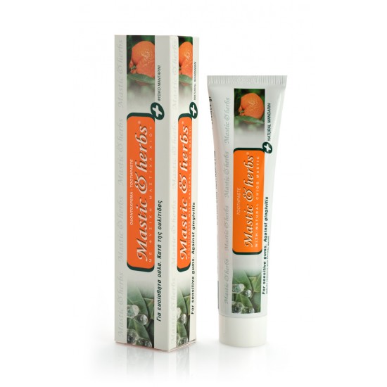 Toothpaste Mastic & herbs with mastic & mandarin - Sensitive 