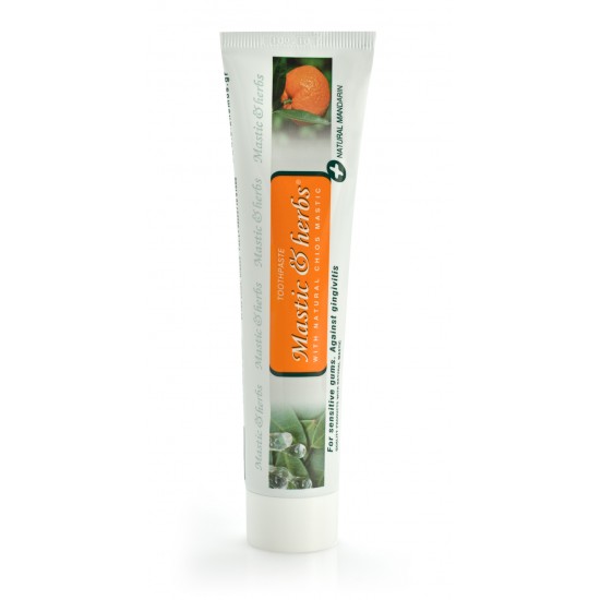 Toothpaste Mastic & herbs with mastic & mandarin - Sensitive Toothpaste Mastic & herbs with mastic & mandarin - Sensitive