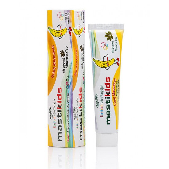 Toothpaste for children with natural Chios mastic & banana