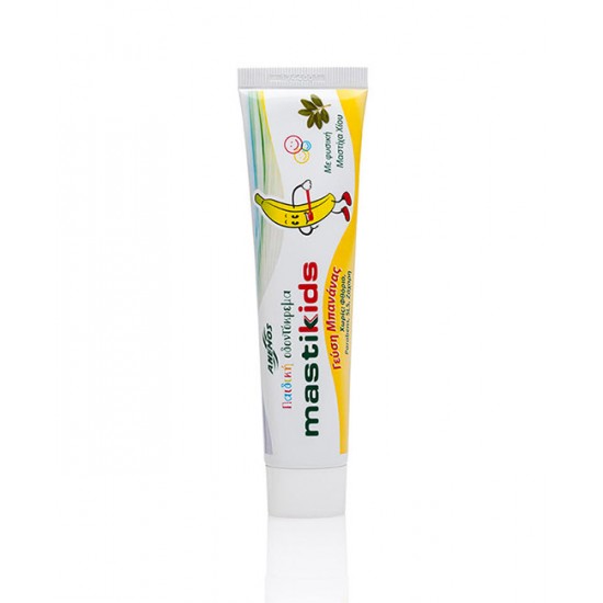 Toothpaste for children with natural Chios mastic & banana