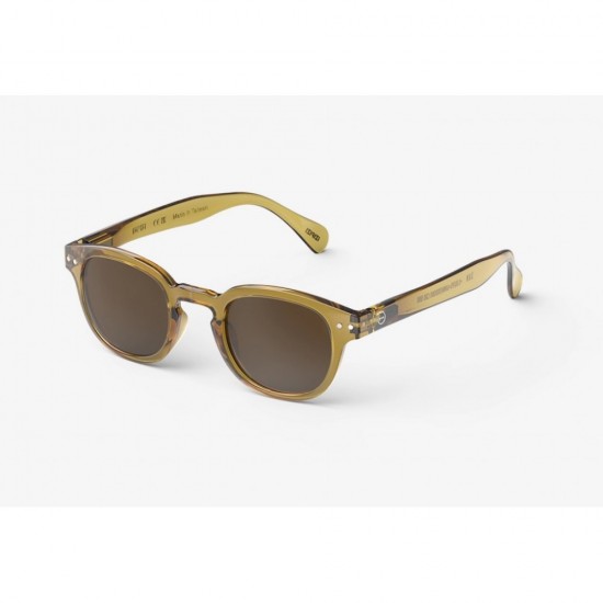 IZIPIZI Sunglasses ADULTS #C Golden Green IZIPIZI Sunglasses ADULTS #C Golden Green